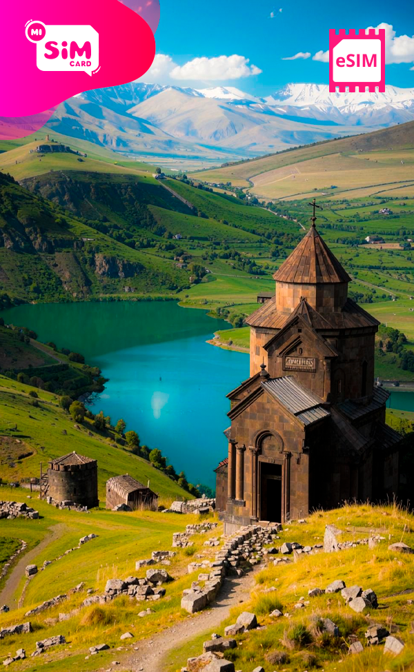 eSIM con datos ilimitados para Armenia