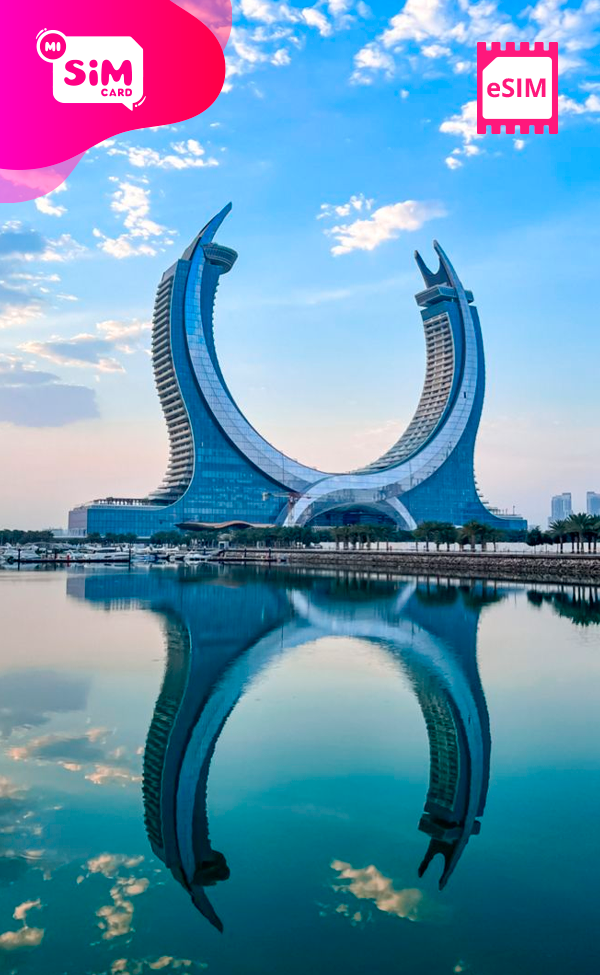 eSIM con datos ilimitados para Qatar