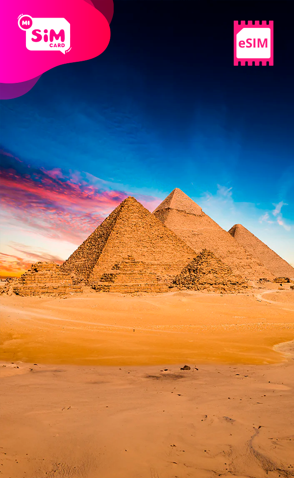 eSIM con datos ilimitados para Egipto