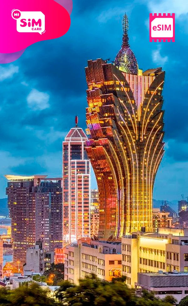 eSIM con datos ilimitados para Macao