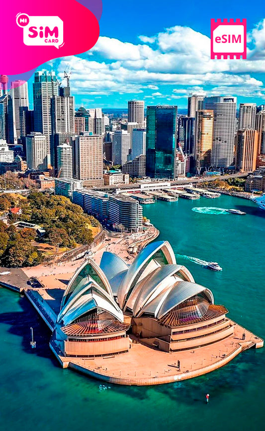 eSIM con datos ilimitados para Australia