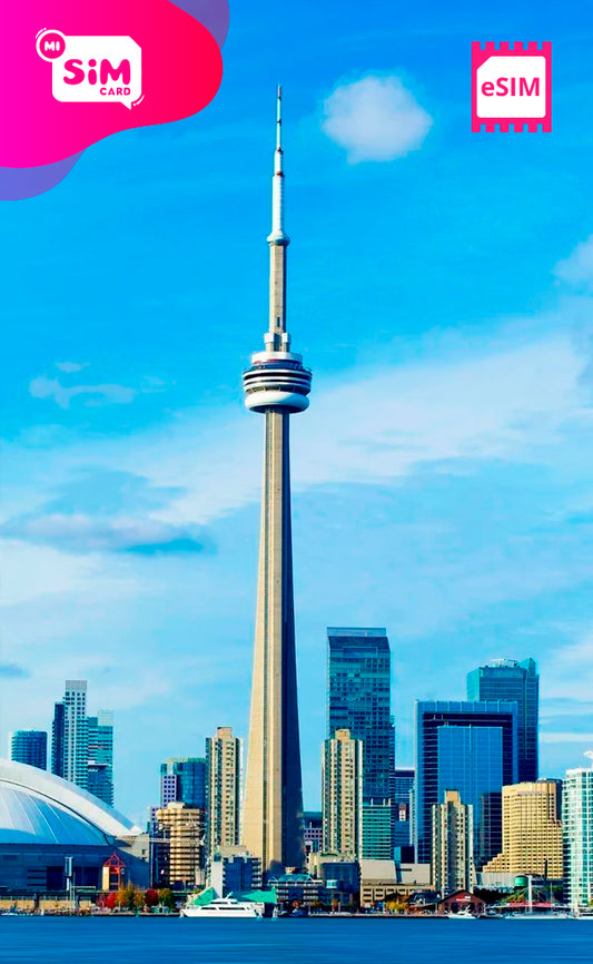 eSIM con datos ilimitados para Canadá