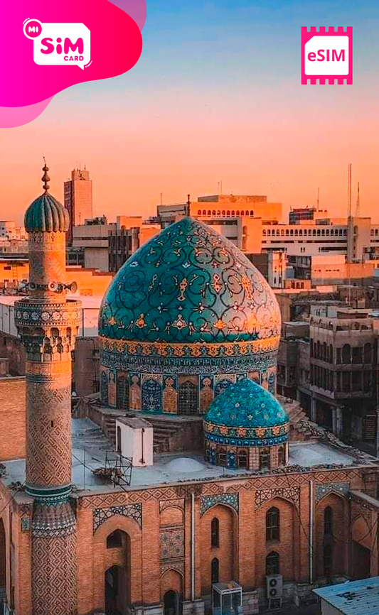 eSIM con datos ilimitados para Irak
