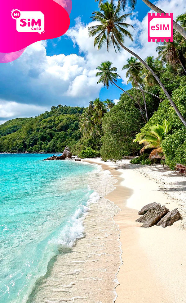 eSIM con datos ilimitados para Islas Caimán