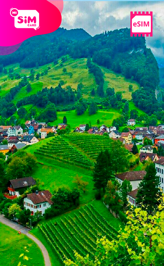 eSIM con datos ilimitados para Liechtenstein