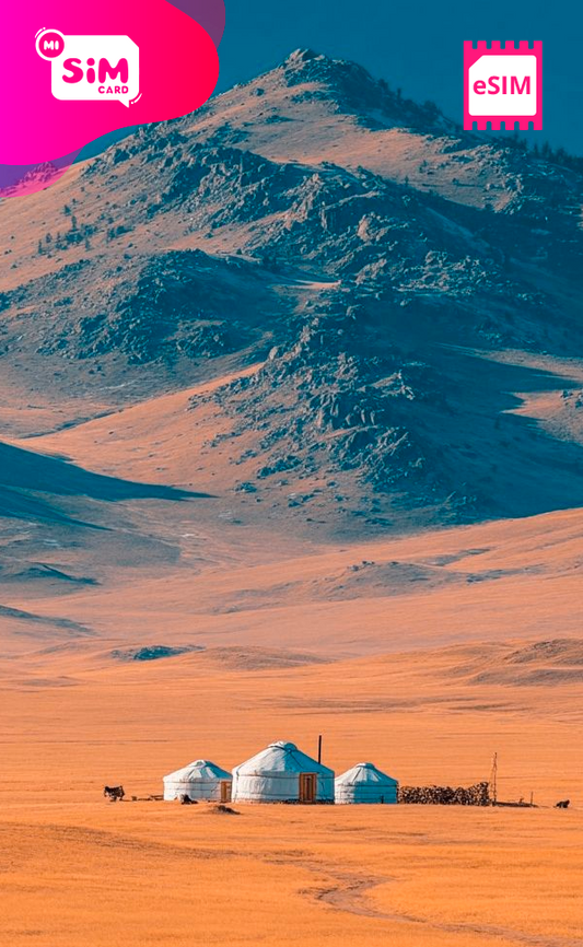 eSIM con datos ilimitados para Mongolia