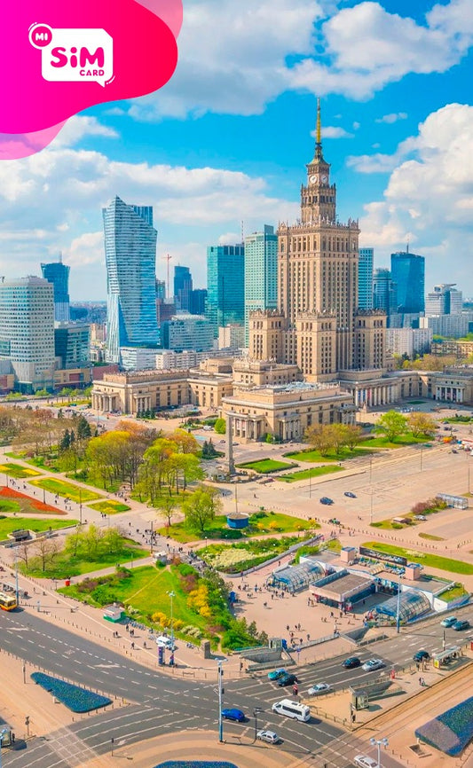 eSIM con datos ilimitados para Polonia