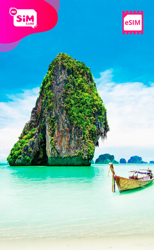 eSIM con datos ilimitados para Tailandia