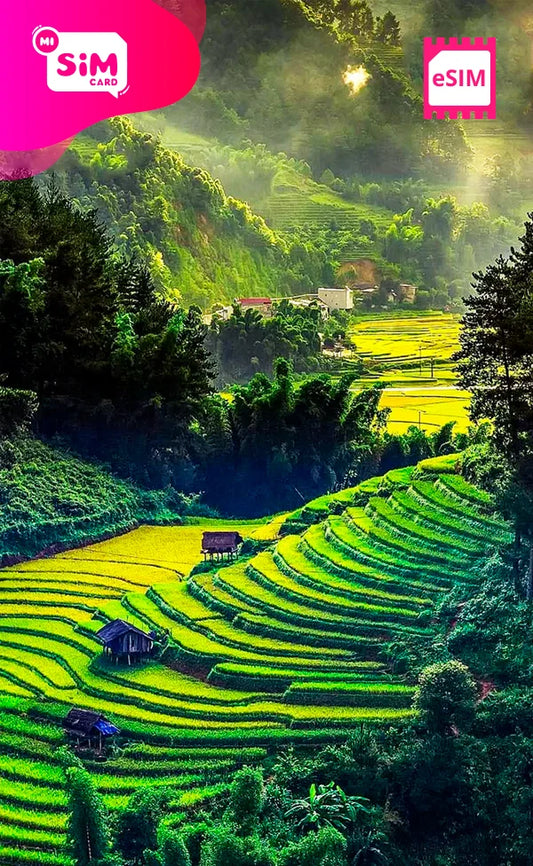 eSIM con datos ilimitados para Vietnam