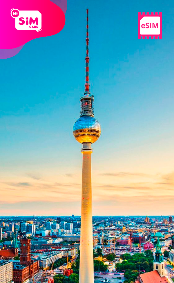 eSIM con datos ilimitados para Alemania