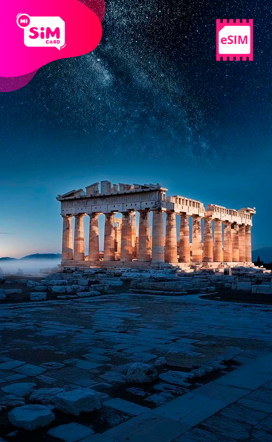 eSIM con datos ilimitados para Grecia y los Balcanes