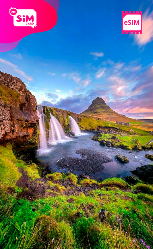 eSIM con datos ilimitados para Islandia