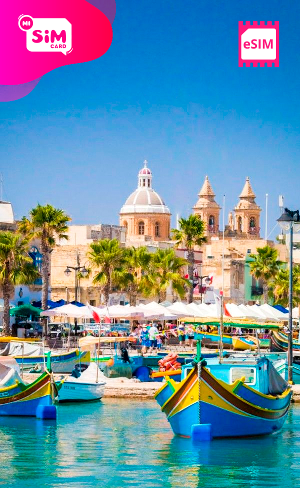 eSIM con datos ilimitados para Malta
