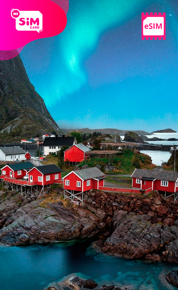 eSIM con datos ilimitados para Noruega