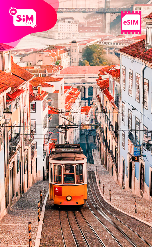eSIM con datos ilimitados para Portugal