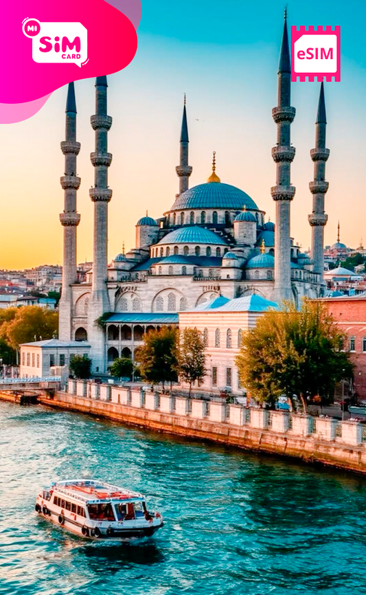 eSIM con datos ilimitados para Turquía