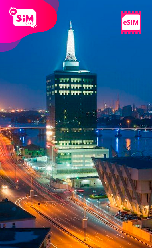 eSIM con datos ilimitados para Nigeria